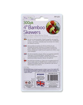 300PK 4'' BAMBOO SKEWERS